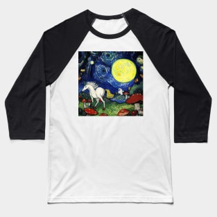 Unicorn mushroom Baseball T-Shirt